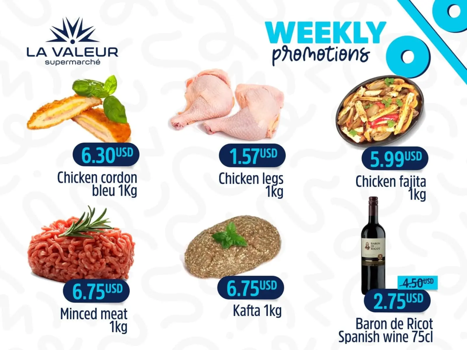 Page 1 in Fresh Weekend Promotion at La Valeur Lebanon