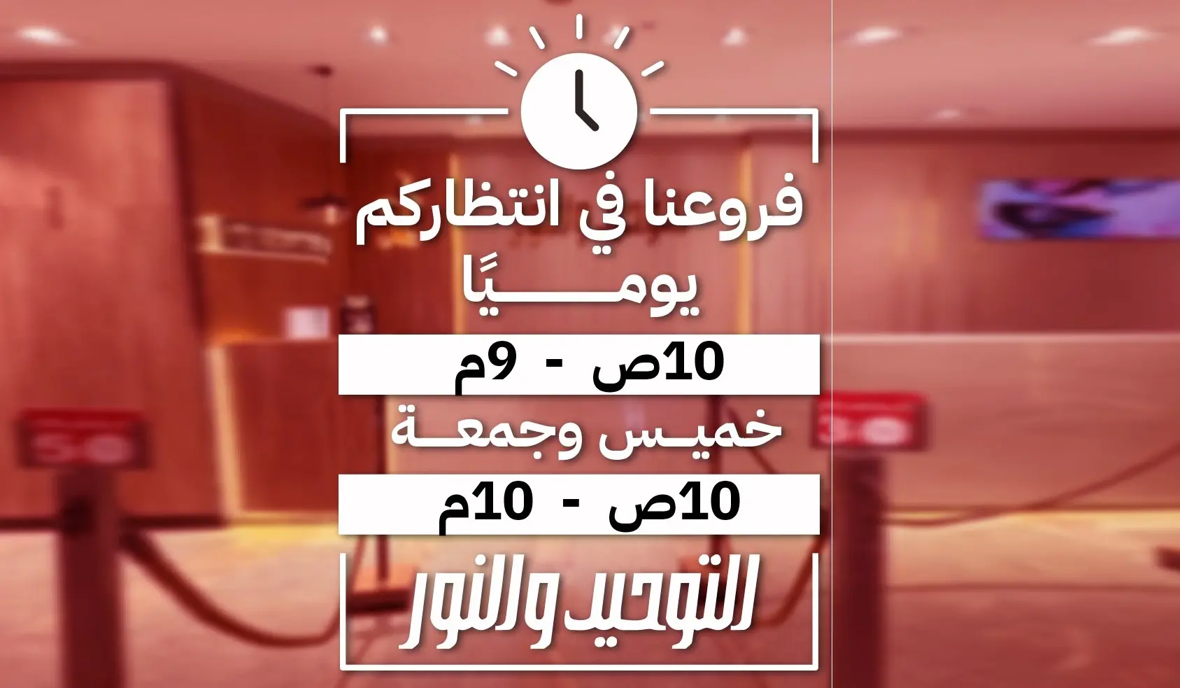 التوحيد والنور مصر تعلن مواعيد العمل الجديدة التزامًا بقرارات الغلق